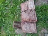 Pečiaus spizines dureles ir groteles ir rinkes