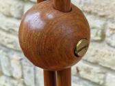 Vintažinis mid century tikmedžio toršeras - nuotraukos Nr. 5