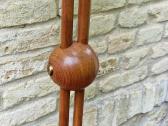 Vintažinis mid century tikmedžio toršeras - nuotraukos Nr. 7