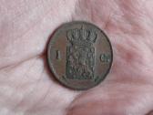 Nyderlandai 1 centas 1864