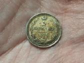 Rusija 5 kapeikos 1902 sidabras