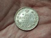 Rusija 20 kapeikų 1913 sidabras