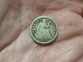 JAV Half Dime 1848 sidabras - nuotraukos Nr. 2