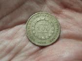Brazilija 200 reis 1862 sidabras