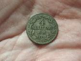 Danija 4 skilling 1856 sidabras