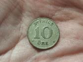 Švedija 10 erių 1930 sidabras