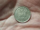 Etiopija 1 geršas 1897 sidabras