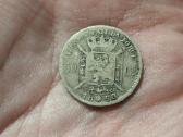 Belgija 50 sentimų 1898 sidabras