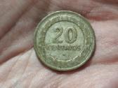 Kolumbija 20 sentavų 1945 sidabras