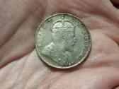 Sąsiaurio gyvenvietės 20 centų 1910 sidabras - nuotraukos Nr. 2