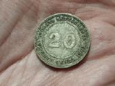 Sąsiaurio gyvenvietės 20 centų 1903 sidabras
