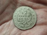 Saksonija 1/12 talerio 1720 sidabras
