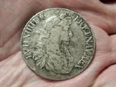 Prancūzija 1 ecu 1665 sidabras - nuotraukos Nr. 2