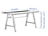 Kompiuterio stalas Ikea Utespelare 160x80 - nuotraukos Nr. 2