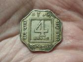 Indija 4 annas 1920