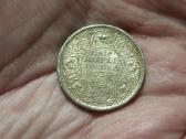 Indija 1/2 rupijos 1939 sidabras