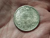 Indija 1/2 rupijos 1940 sidabras