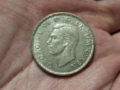 UK 2 šilingai 1945 sidabras - nuotraukos Nr. 2