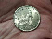 Australija Florinas 1954 sidabras proginė