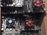 12vnt Btc B250c + cpu + cooler + riser - nuotraukos Nr. 5