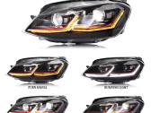 VW Golf 7 Mk7 Priekinės Gti Style LED Lempos - nuotraukos Nr. 5