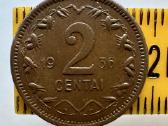 2 Centų Moneta 1936 - nuotraukos Nr. 3