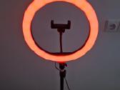 Spalvota Rgb LED žiedinė lempa su stovu 170 cm - nuotraukos Nr. 5