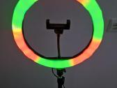 Spalvota Rgb LED žiedinė lempa su stovu 170 cm - nuotraukos Nr. 7