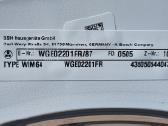 Nauja Bosch Wge02201fr, 7 kg /1200aps+ garantija - nuotraukos Nr. 8