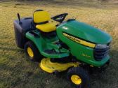 John deer X300r vejos traktoriukas