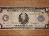 JAV 10 $ banknotas