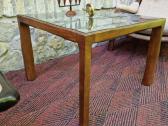 Vintažinis mid century tikmedžio kavos staliukas