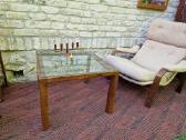 Vintažinis mid century tikmedžio kavos staliukas - nuotraukos Nr. 2