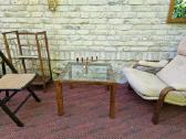 Vintažinis mid century tikmedžio kavos staliukas - nuotraukos Nr. 5