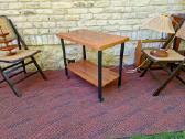 Vintažinis mid century konsolinis staliukas - nuotraukos Nr. 16