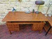 Vintažinis mid century rašomasis stalas - nuotraukos Nr. 2