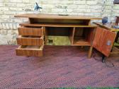 Vintažinis mid century rašomasis stalas - nuotraukos Nr. 12