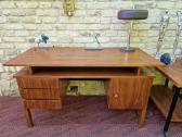 Vintažinis mid century rašomasis stalas - nuotraukos Nr. 17