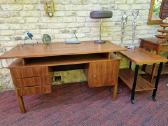Vintažinis mid century rašomasis stalas - nuotraukos Nr. 19