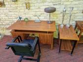 Vintažinis mid century rašomasis stalas - nuotraukos Nr. 21