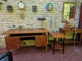 Vintažinis mid century rašomasis stalas - nuotraukos Nr. 25
