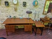 Vintažinis mid century rašomasis stalas - nuotraukos Nr. 27