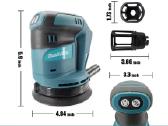 Makita Dbo180z +2x 6av + greitas pakrovėjas - nuotraukos Nr. 4