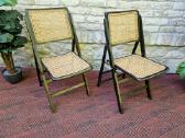 Vintažinės mid century sulankstomos kėdės - nuotraukos Nr. 8