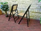 Vintažinės mid century sulankstomos kėdės - nuotraukos Nr. 14