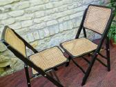 Vintažinės mid century sulankstomos kėdės - nuotraukos Nr. 25