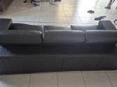 Odinė sofa ir fotelis - nuotraukos Nr. 2