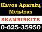 Kavos aparatų remontas Be Tarpininkų 100% ®