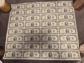 Banknotai 32vnt vienas lapas. Originalūs - nuotraukos Nr. 2