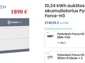 Aukštos įtampos akumuliatorius Pylontech Force-h3 - nuotraukos Nr. 6